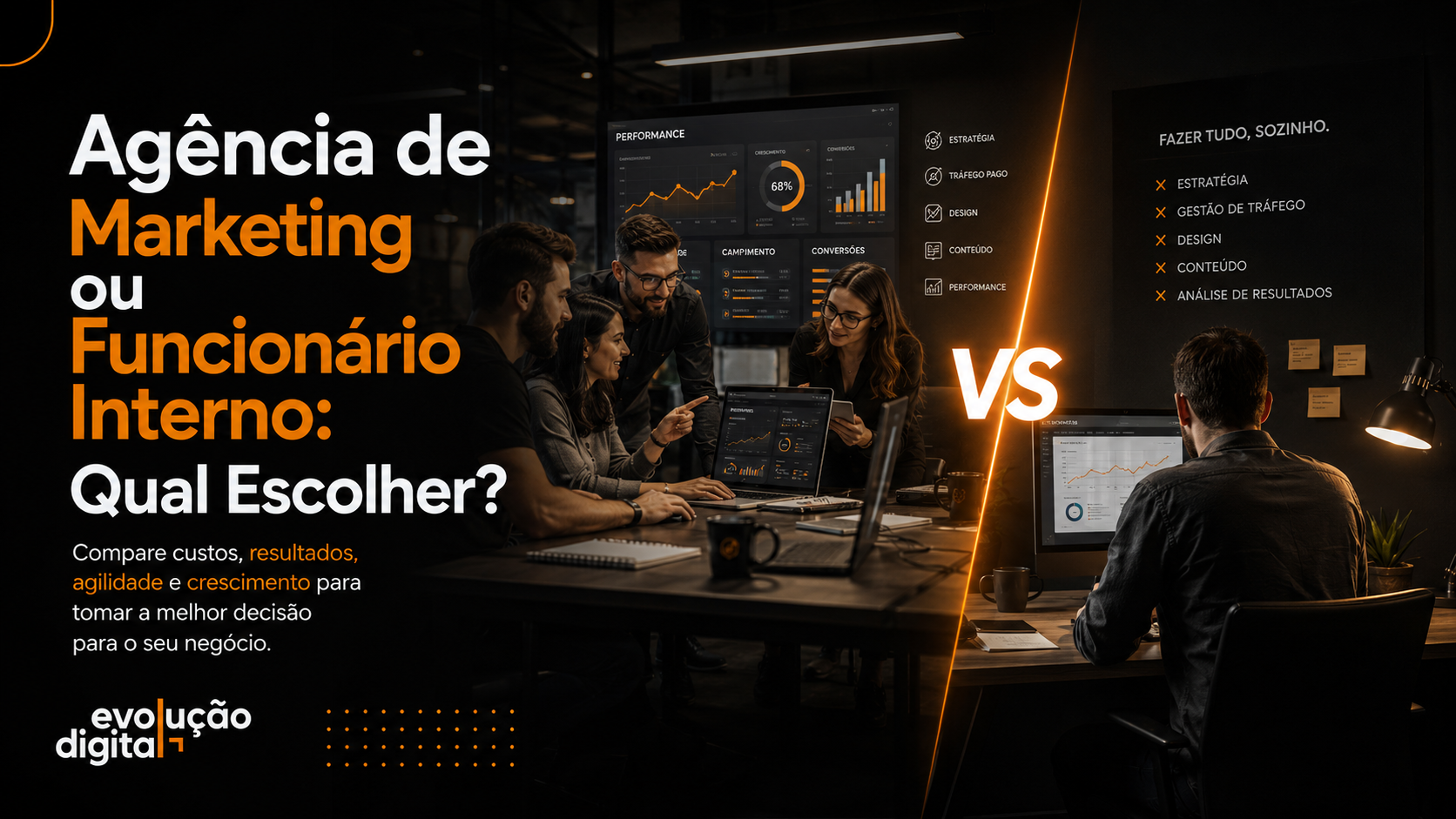 Agência de Marketing ou Funcionário Interno: Qual Escolher?