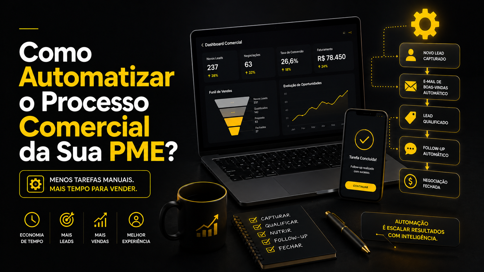 Como Automatizar o Processo Comercial da Sua PME?